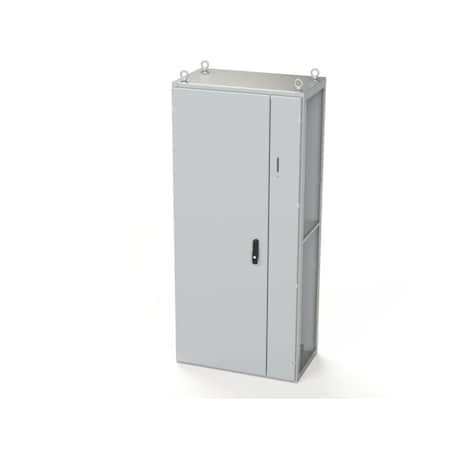 Saginaw Control & Engineering 3 Point Latch with Coinproof/Padlocking Swing Handle Electrical Enclosures, 70.87 in H, 18 in D SCE-SD180805LG